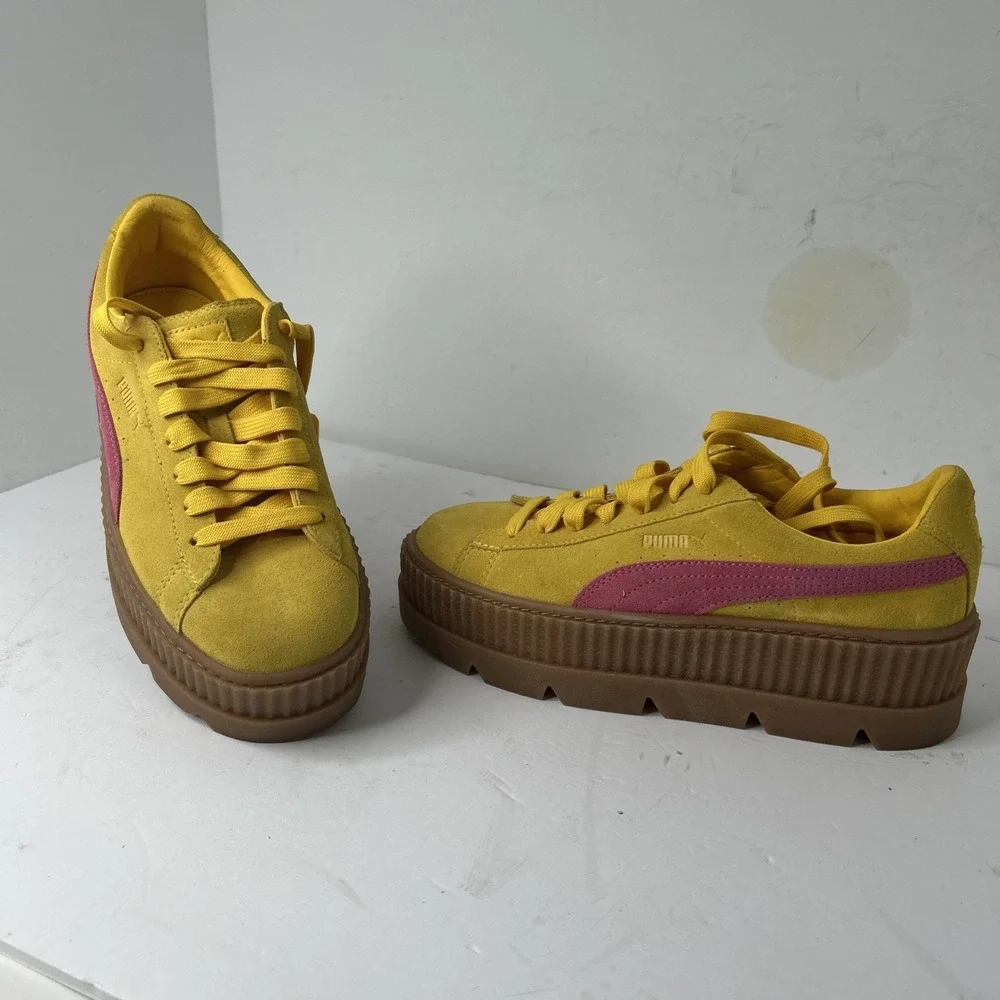 Puma Fenty by Rhianna Cleated Creeper Lace Up Suede Women's Shoes Size‎ 10